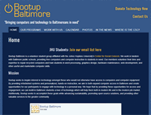 Tablet Screenshot of bootupbaltimore.org